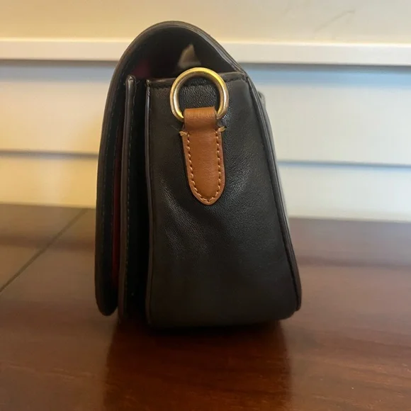 Coach Saddle Bag With Horse And Carriage Dot Print - Picture 4 of 10